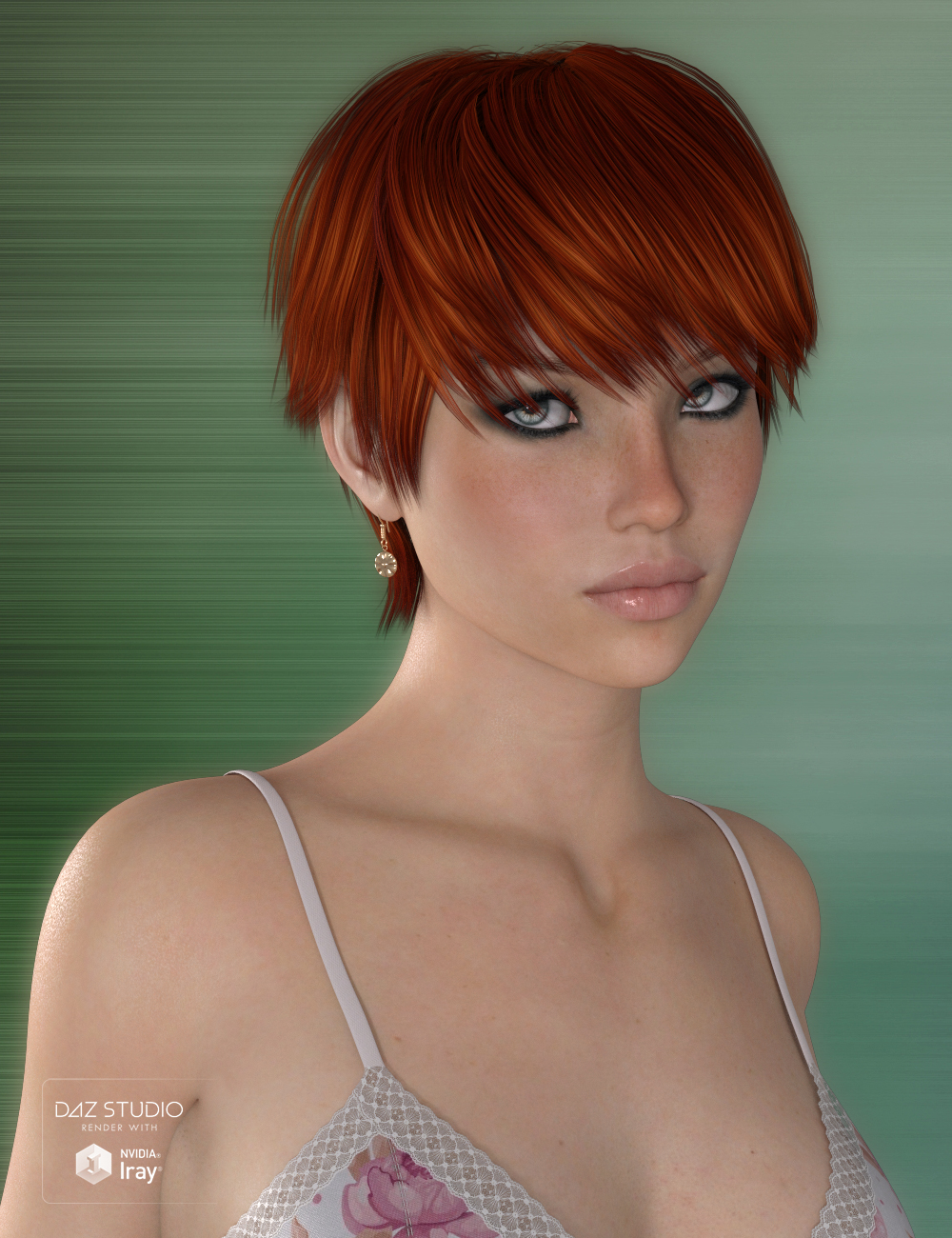 Gracy Hair for Genesis 3 and 8 Female(s) by: SWAM, 3D Models by Daz 3D