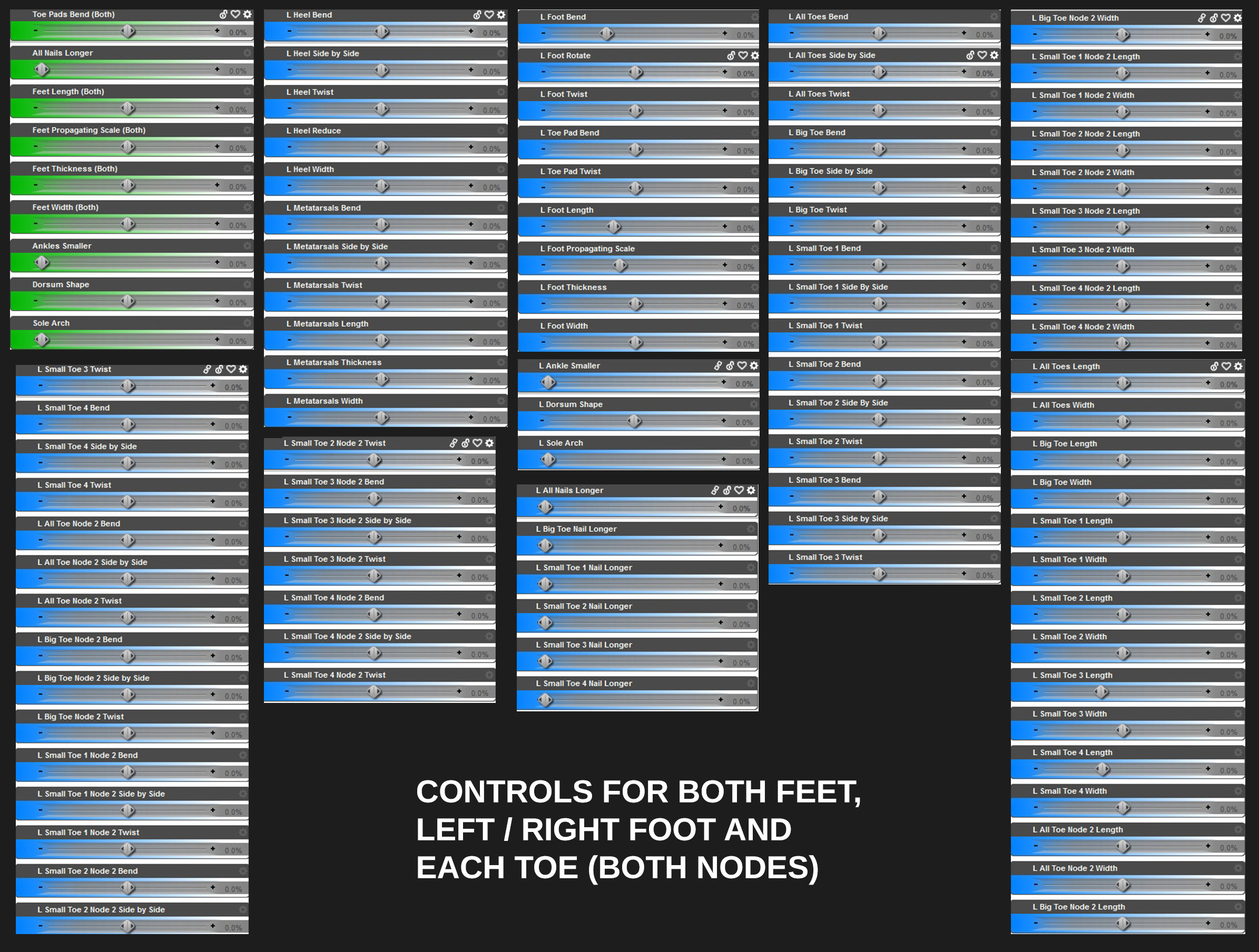 Easy Feet for Genesis 3 Female(s) by: SF-Design, 3D Models by Daz 3D