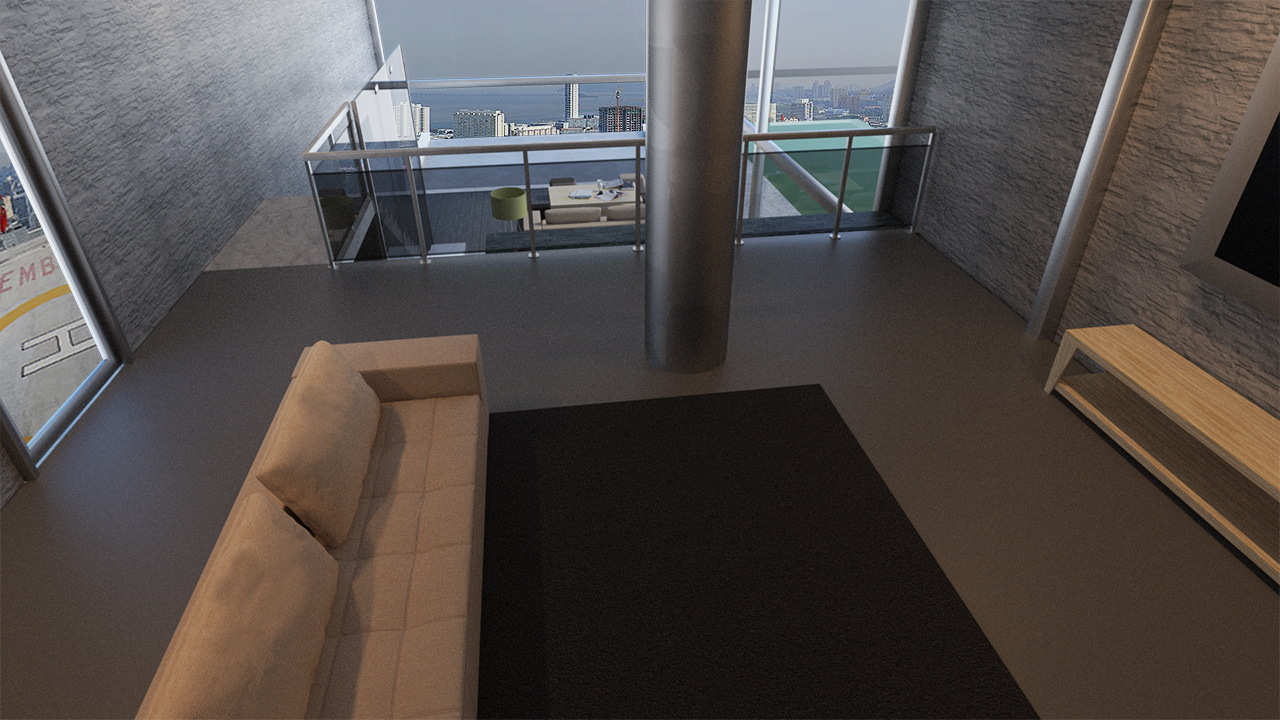 Upper Living Room by: Tesla3dCorp, 3D Models by Daz 3D