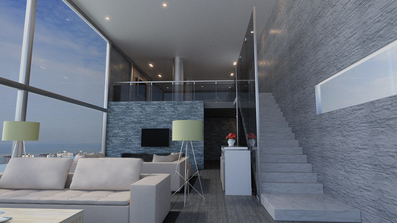 Upper Living Room by: Tesla3dCorp, 3D Models by Daz 3D