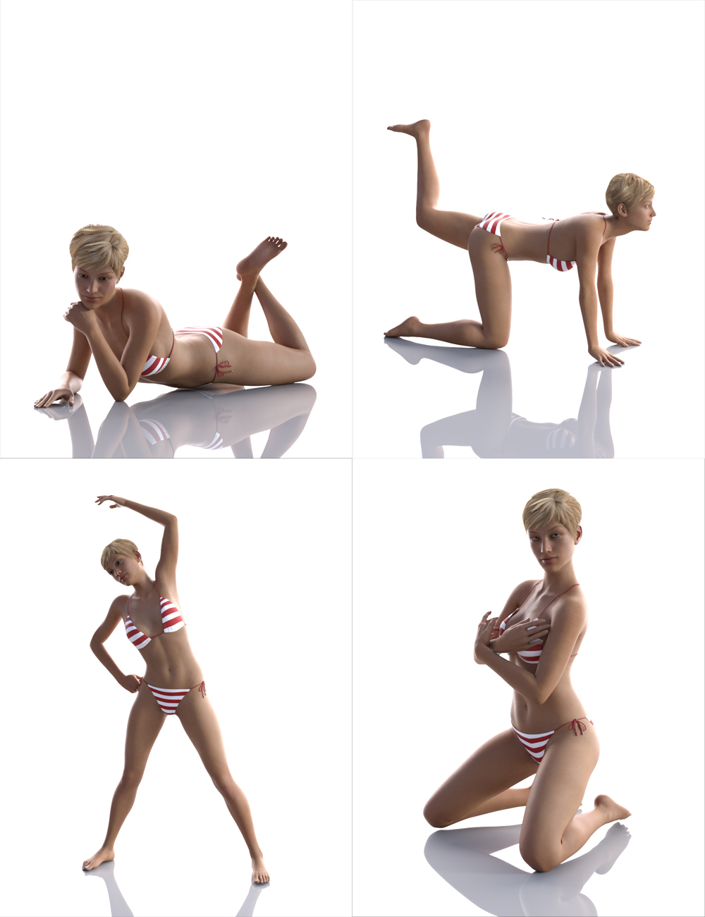 Everyday Poses for Genesis 8 Female(s) by: Muscleman, 3D Models by Daz 3D
