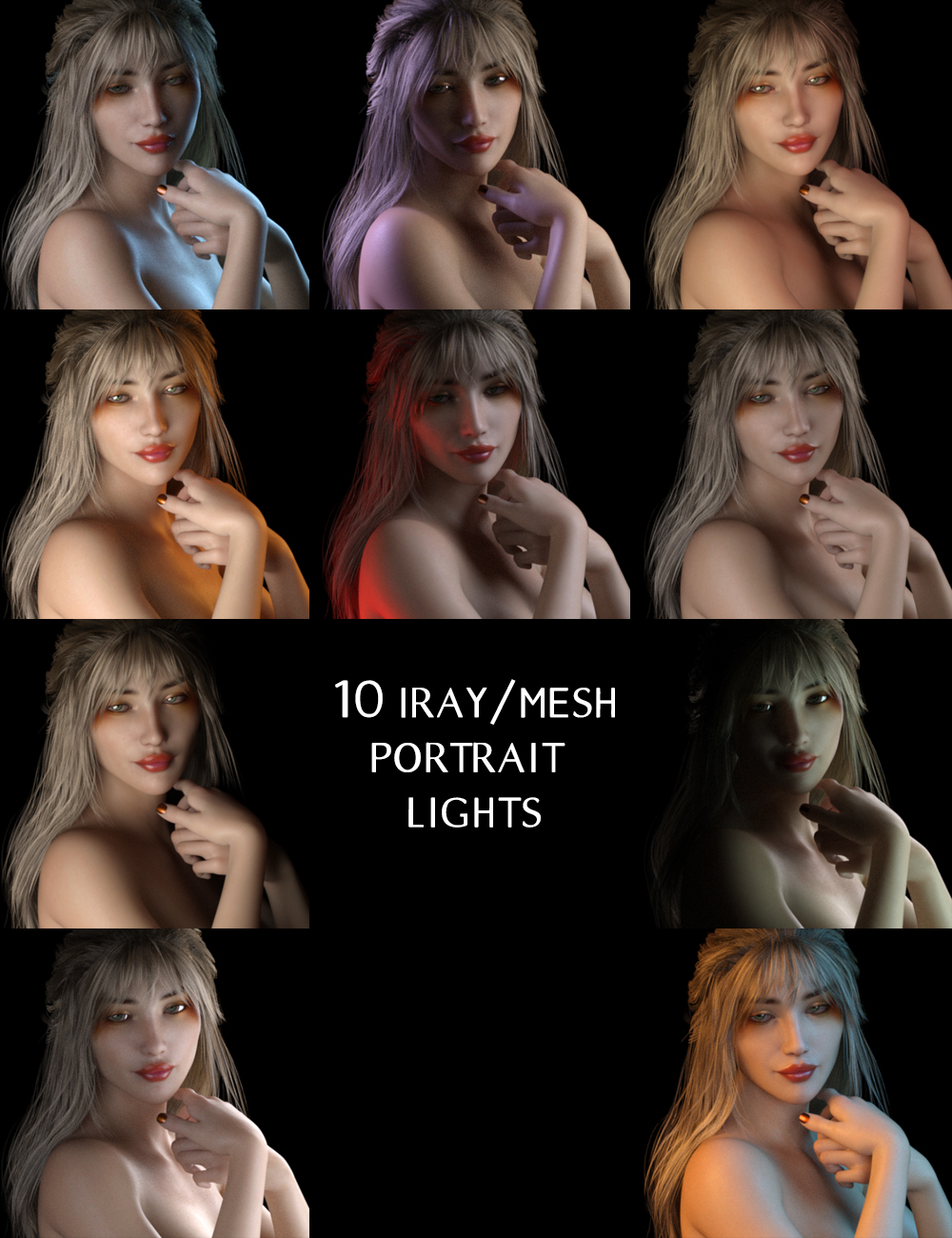 Simple Virtue: Portrait Expressions Set for Genesis 3 Female(s) by: Skyewolf, 3D Models by Daz 3D