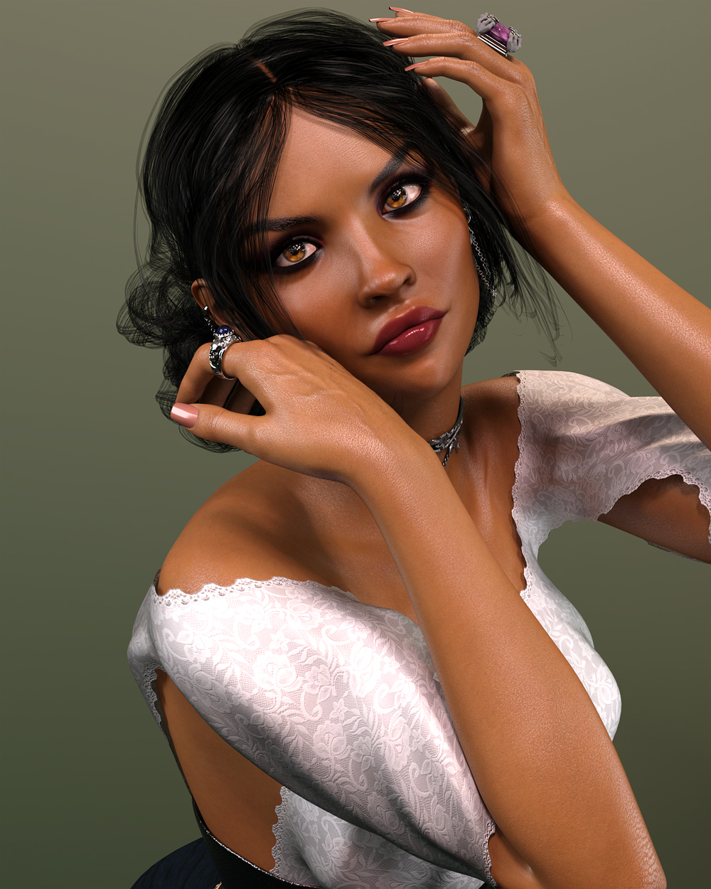 Tasi for Genesis 3 Female by: TwiztedMetal, 3D Models by Daz 3D