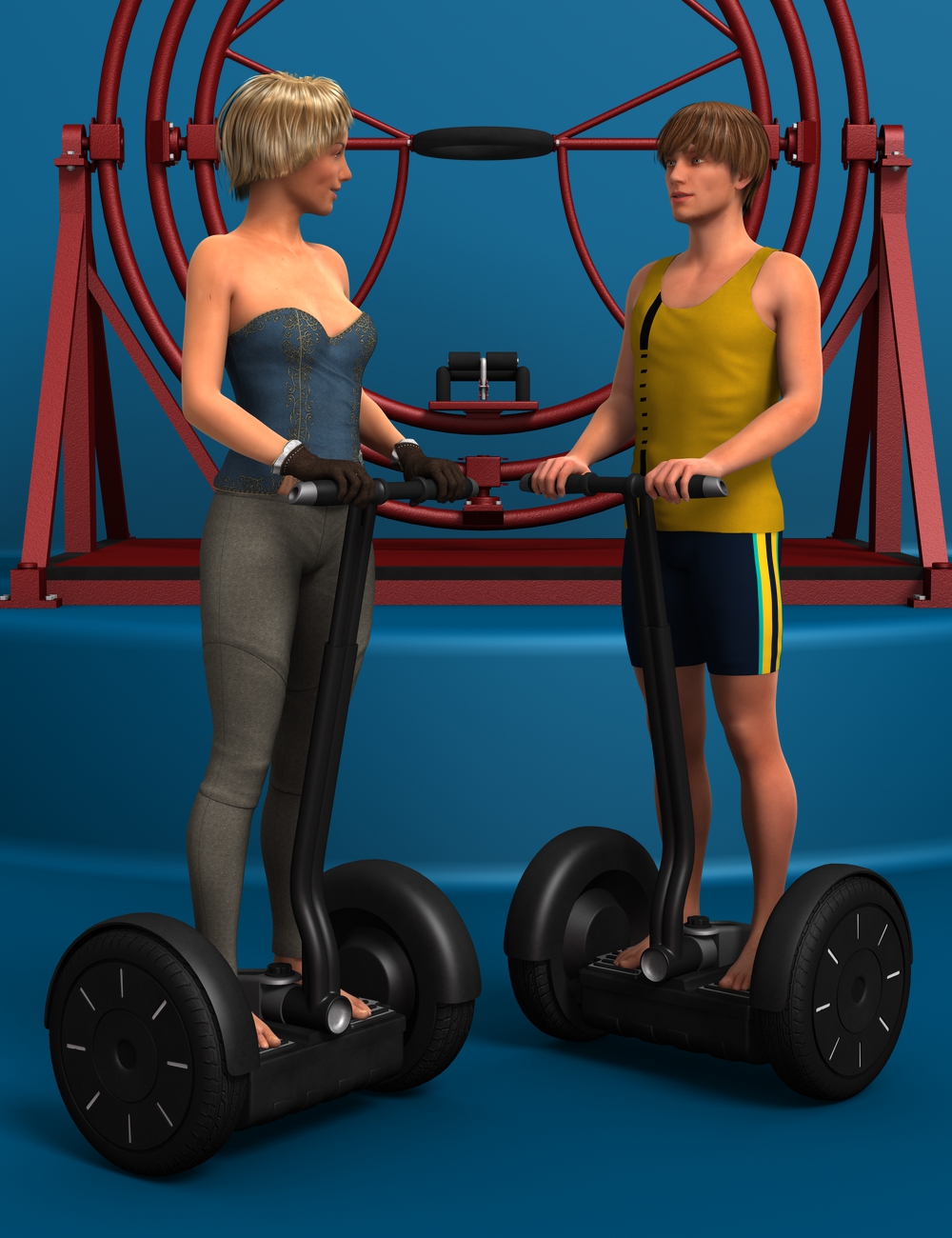 The Human Gyroscope by: hypnagogia, 3D Models by Daz 3D