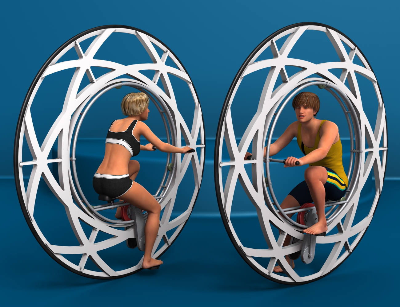 The Human Gyroscope by: hypnagogia, 3D Models by Daz 3D