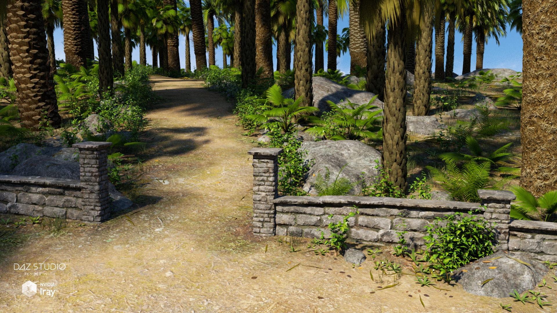 Palm Road Palm Road by: Andrey Pestryakov, 3D Models by Daz 3D