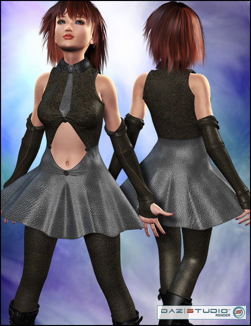 Reiko Dress by: Barbara Brundonoutoftouch, 3D Models by Daz 3D
