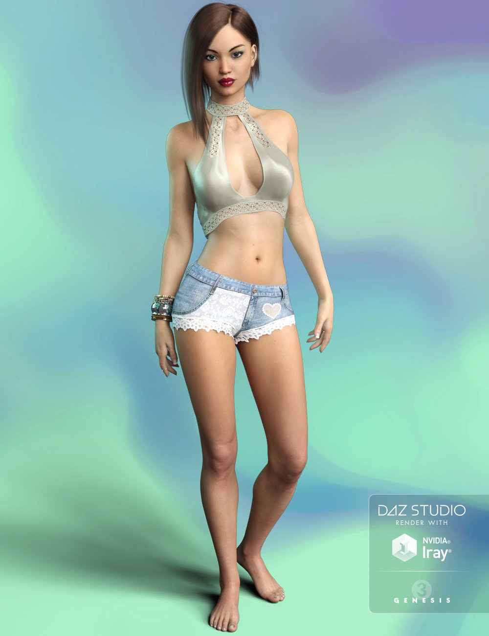 FWSA Aivery HD for Genesis 3 Female by: Fred Winkler ArtSabby, 3D Models by Daz 3D