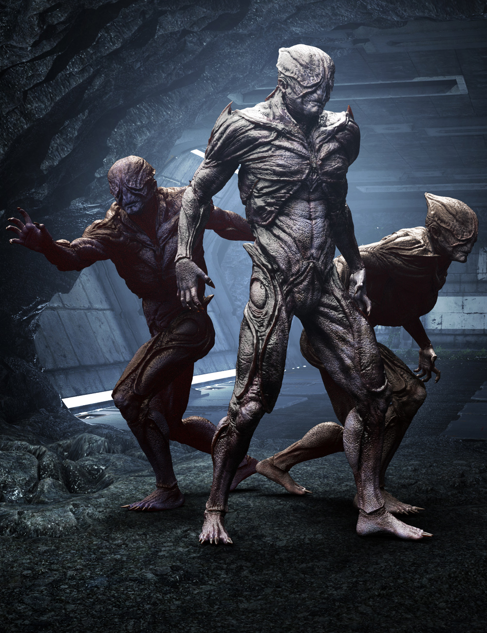 Poses for Disruptor Alien HD Poses for Disruptor Alien HD by: Josh Crockett, 3D Models by Daz 3D