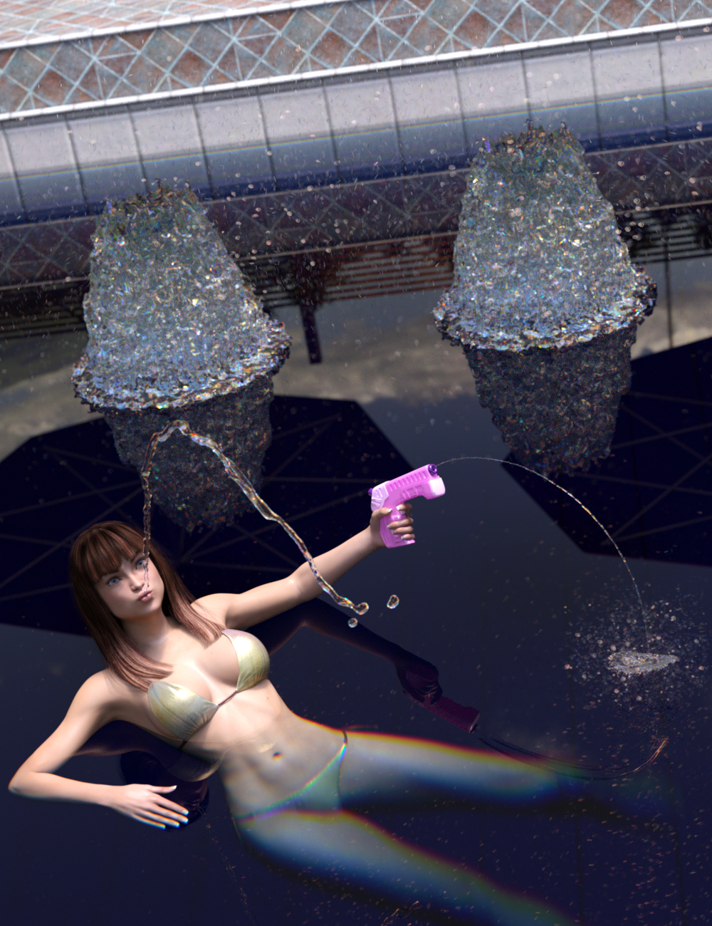 SY Squirts Splats and Splashes Iray by: Sickleyield, 3D Models by Daz 3D