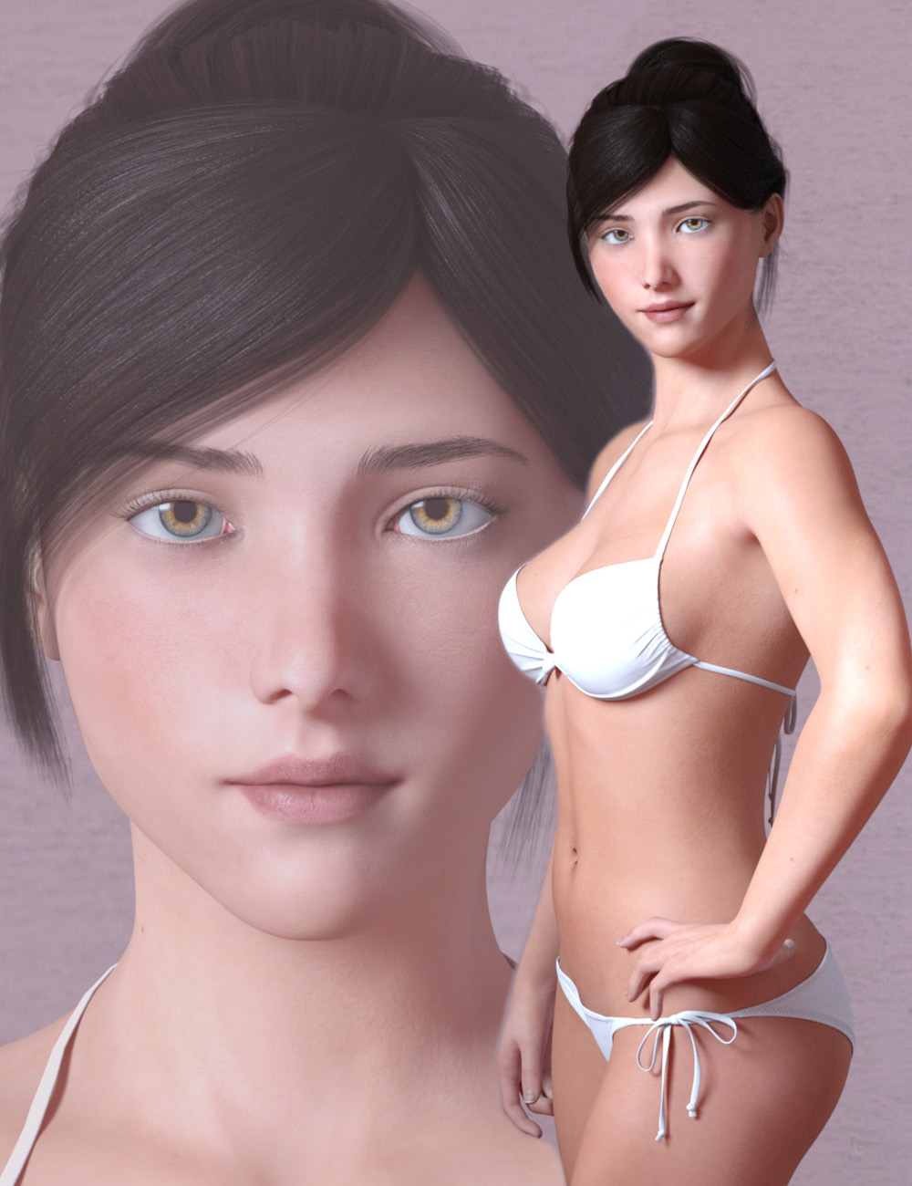 Hazel for Genesis 3 Female by: Cherubit, 3D Models by Daz 3D