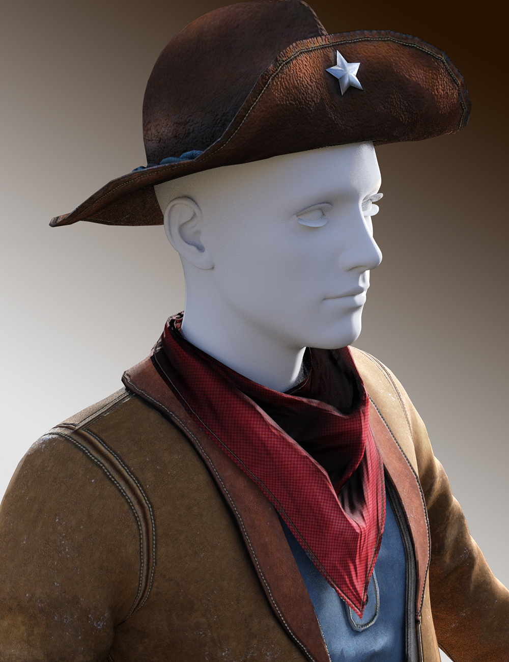 Shenandoah: Texas Ranger Outfit for Genesis 3 Male(s) by: Meshitup, 3D Models by Daz 3D