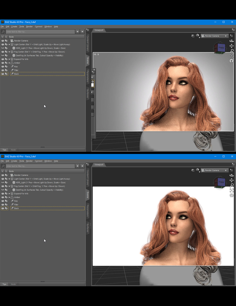 Rendering Female Faces In Daz Studio by: Dreamlight, 3D Models by Daz 3D