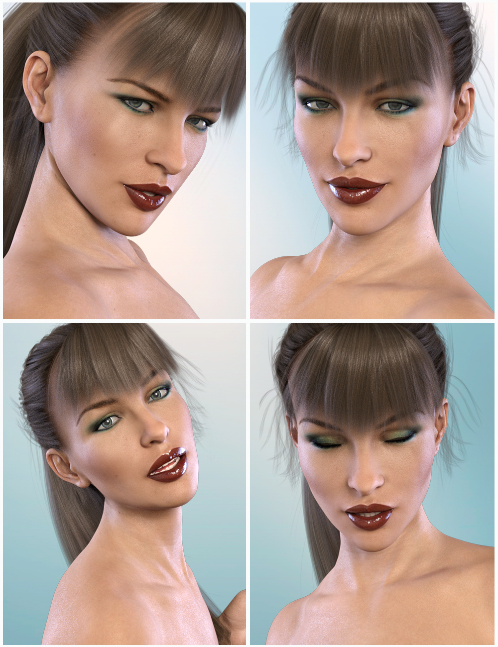 Z Super Model - Dialable and One-Click Expressions for Victoria 8 by: Zeddicuss, 3D Models by Daz 3D