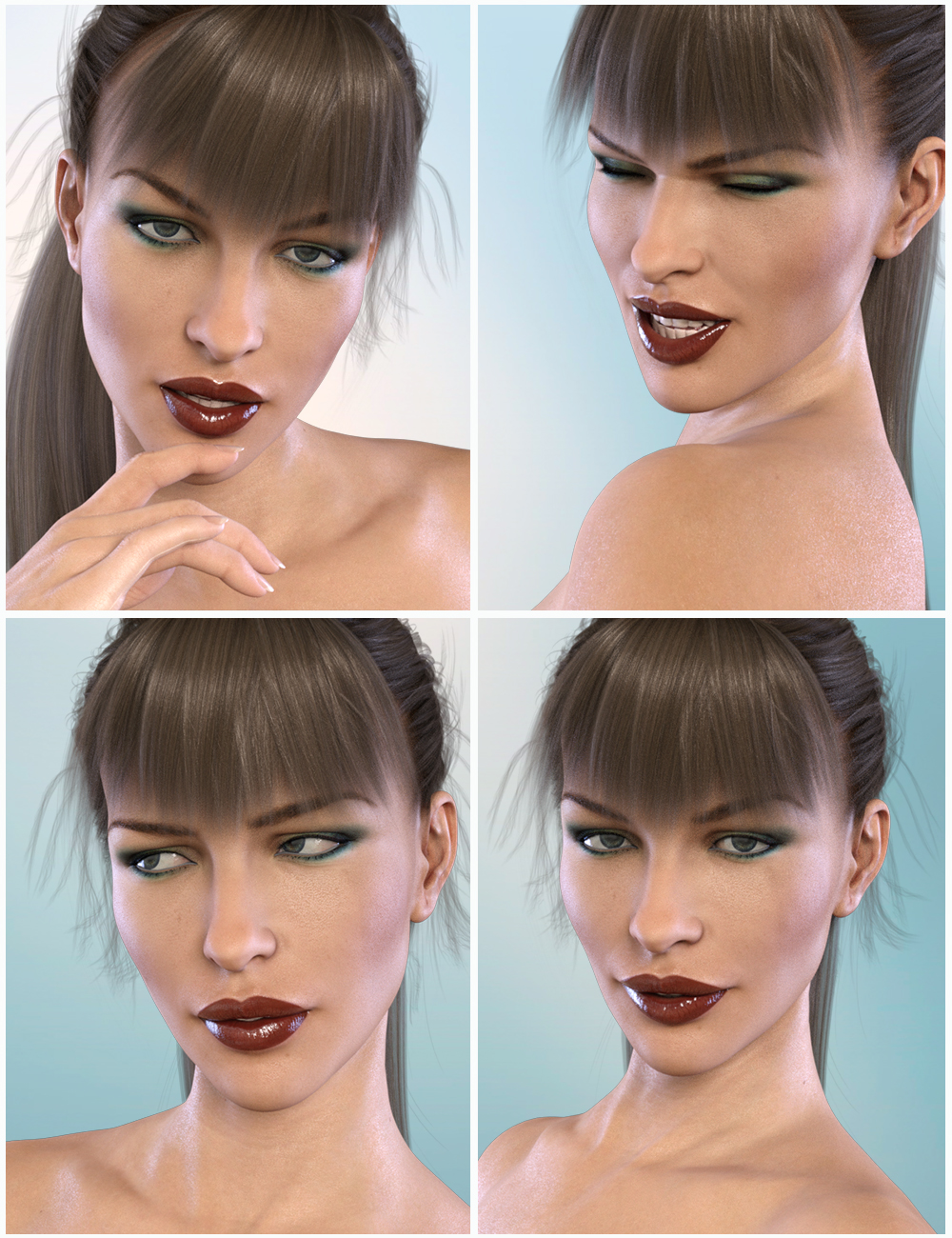 Z Super Model - Dialable and One-Click Expressions for Victoria 8 by: Zeddicuss, 3D Models by Daz 3D