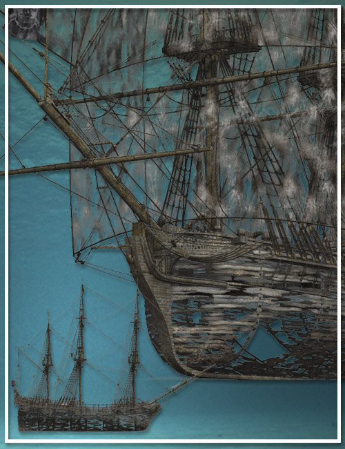 Ghost Ship by: RawArt, 3D Models by Daz 3D