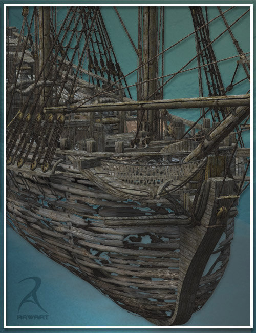 Ghost Ship by: RawArt, 3D Models by Daz 3D