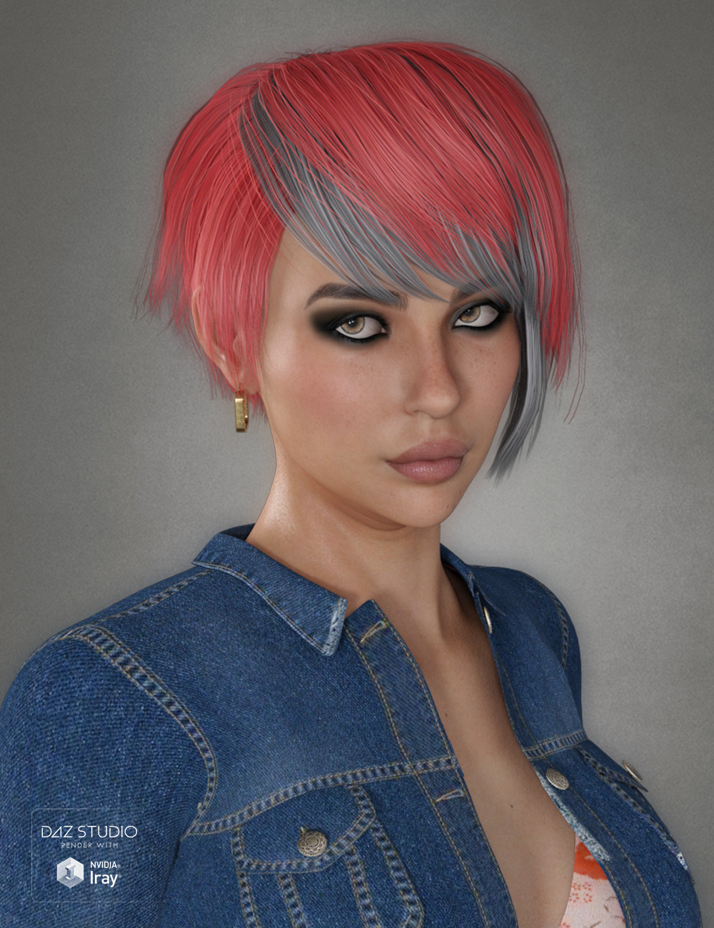 Duffy Hair for Genesis 3 and 8 Female(s) by: SWAM, 3D Models by Daz 3D