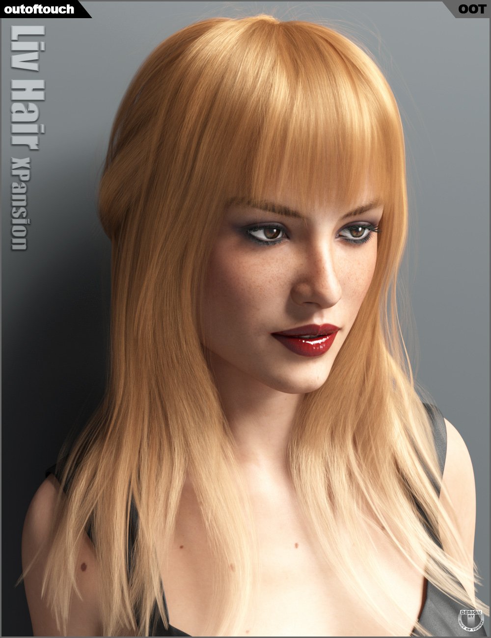 Liv Hair and OOT Hairblending 2.0 Texture XPansion by: outoftouch, 3D Models by Daz 3D