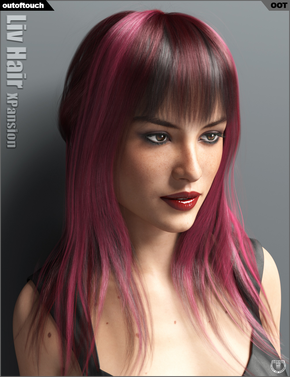 Liv Hair and OOT Hairblending 2.0 Texture XPansion by: outoftouch, 3D Models by Daz 3D
