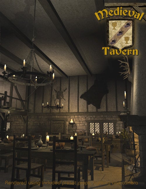 Medieval Tavern Medieval Tavern by: Faveral, 3D Models by Daz 3D