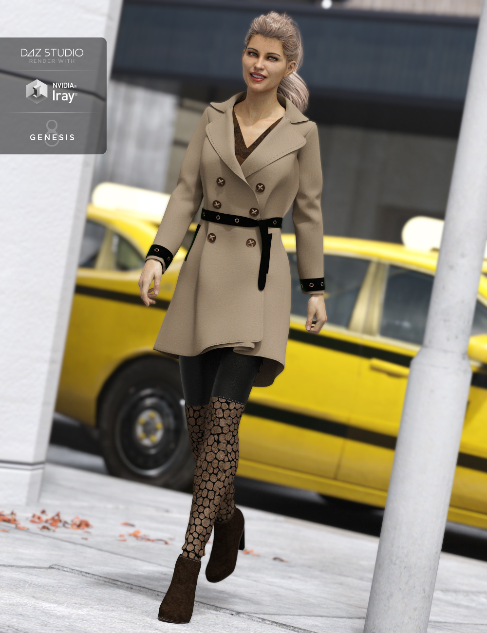Trench Coat Outfit Textures Trench Coat Outfit Textures by: Anna Benjamin, 3D Models by Daz 3D