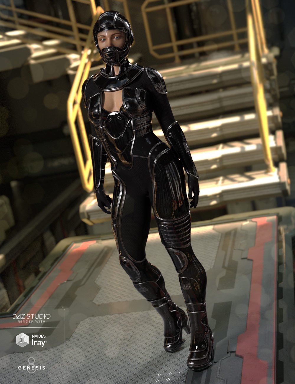 Andromeda Sci-Fi Outfit Textures Andromeda Sci-Fi Outfit Textures by: Demian, 3D Models by Daz 3D