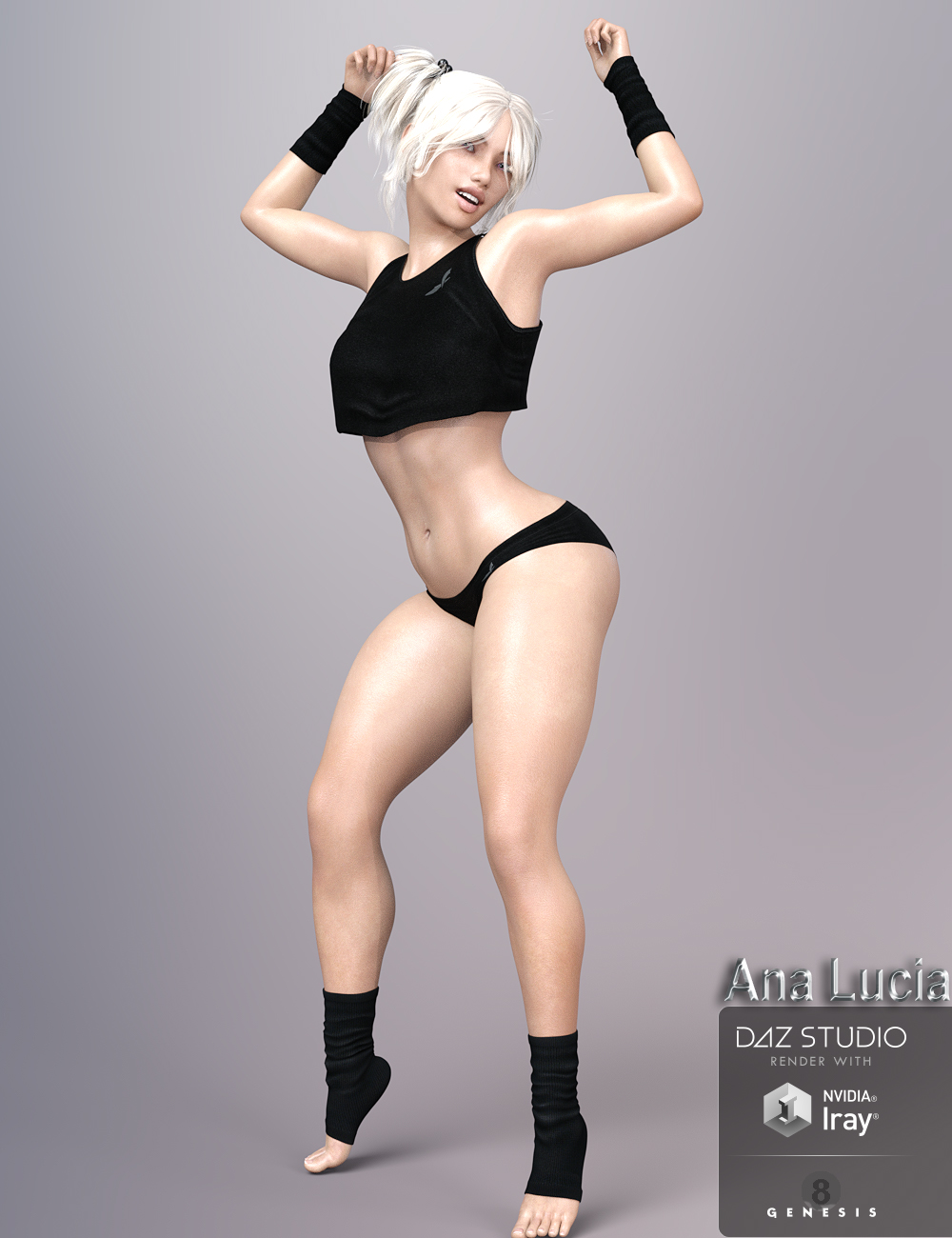 Ana Lucia for Genesis 8 Female by: , 3D Models by Daz 3D