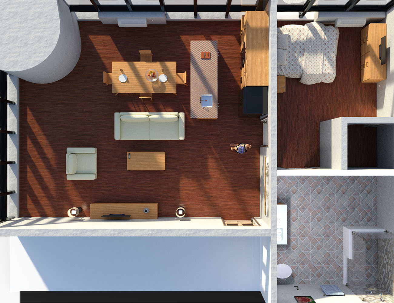Adventurous Living Condominium Adventurous Living Condominium by: PAN Studios, 3D Models by Daz 3D