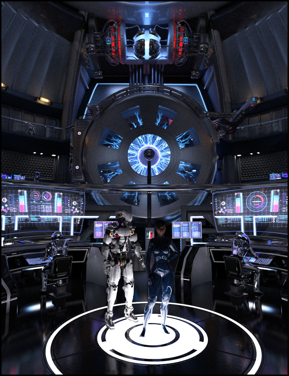 Fusion Engine Room by: Studio360, 3D Models by Daz 3D