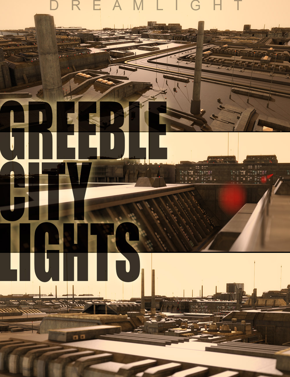 Greeble City Lights by: Dreamlight, 3D Models by Daz 3D