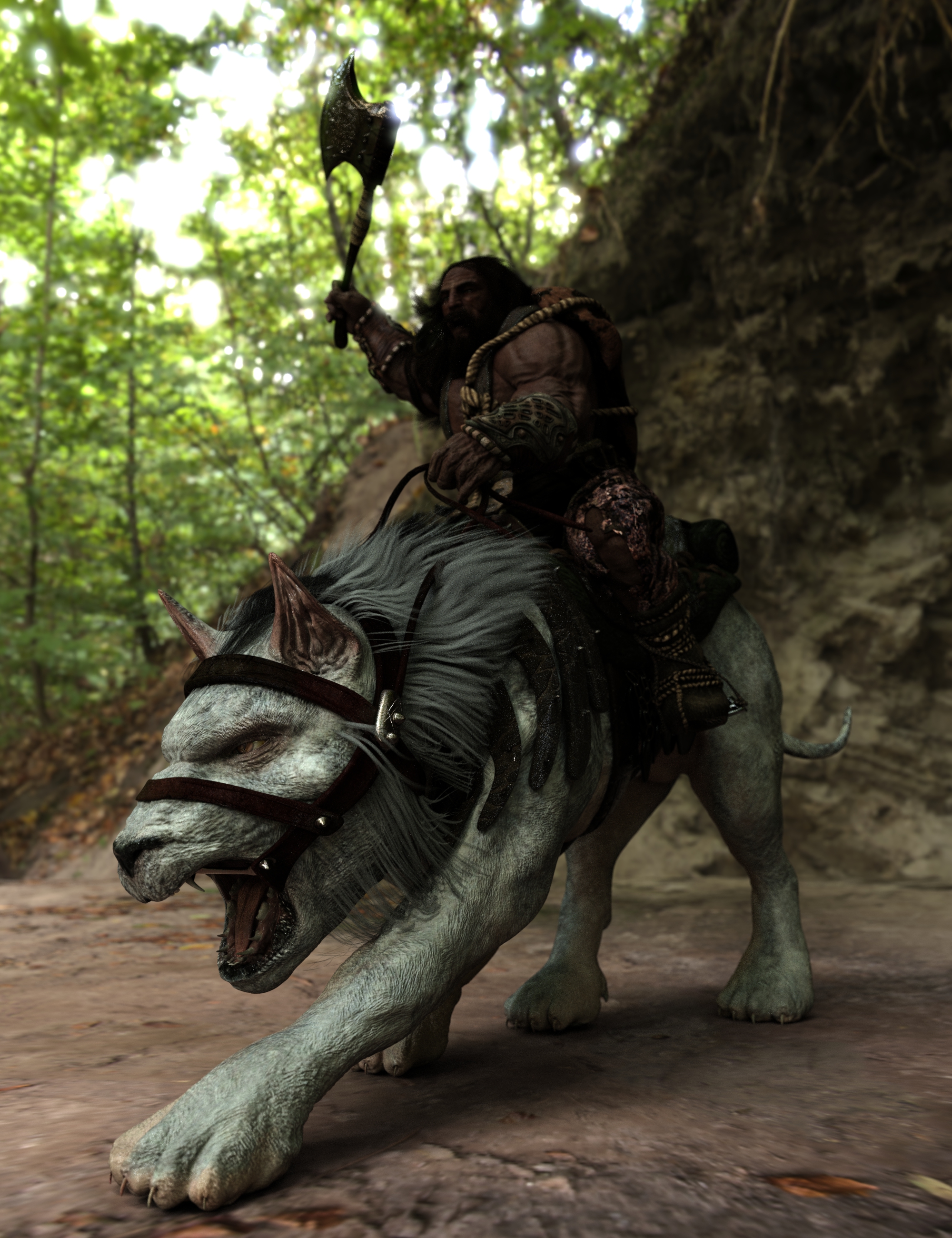War Beasts: Uhrag by: Sixus1 Media, 3D Models by Daz 3D