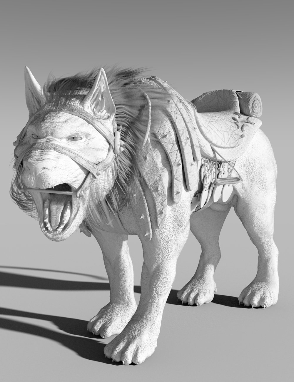 War Beasts: Uhrag Cavalry Pack by: Sixus1 Media, 3D Models by Daz 3D
