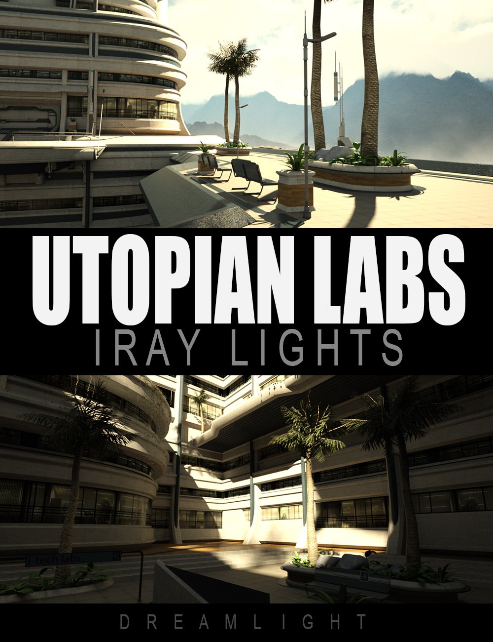 Utopia Labs Iray Lights by: Dreamlight, 3D Models by Daz 3D