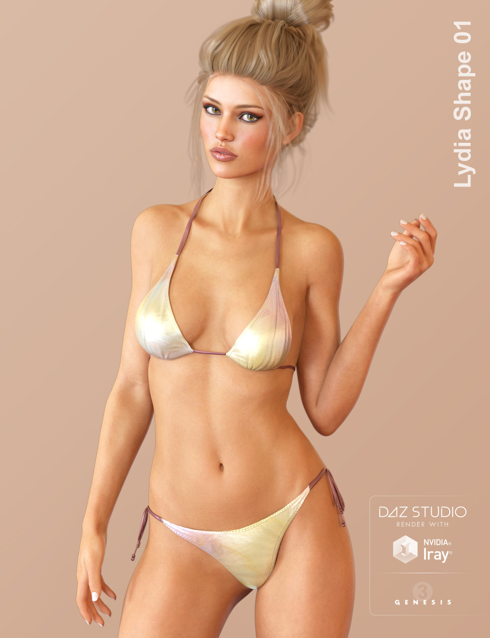 Lydia HD for Victoria 7 by: maelwenn, 3D Models by Daz 3D