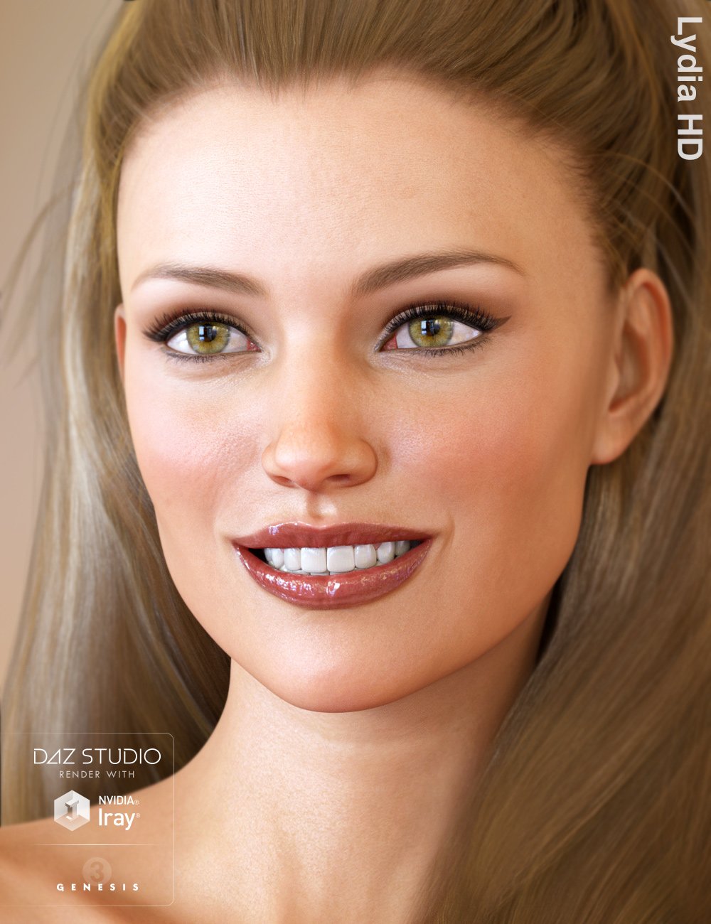 Lydia HD for Victoria 7 by: maelwenn, 3D Models by Daz 3D