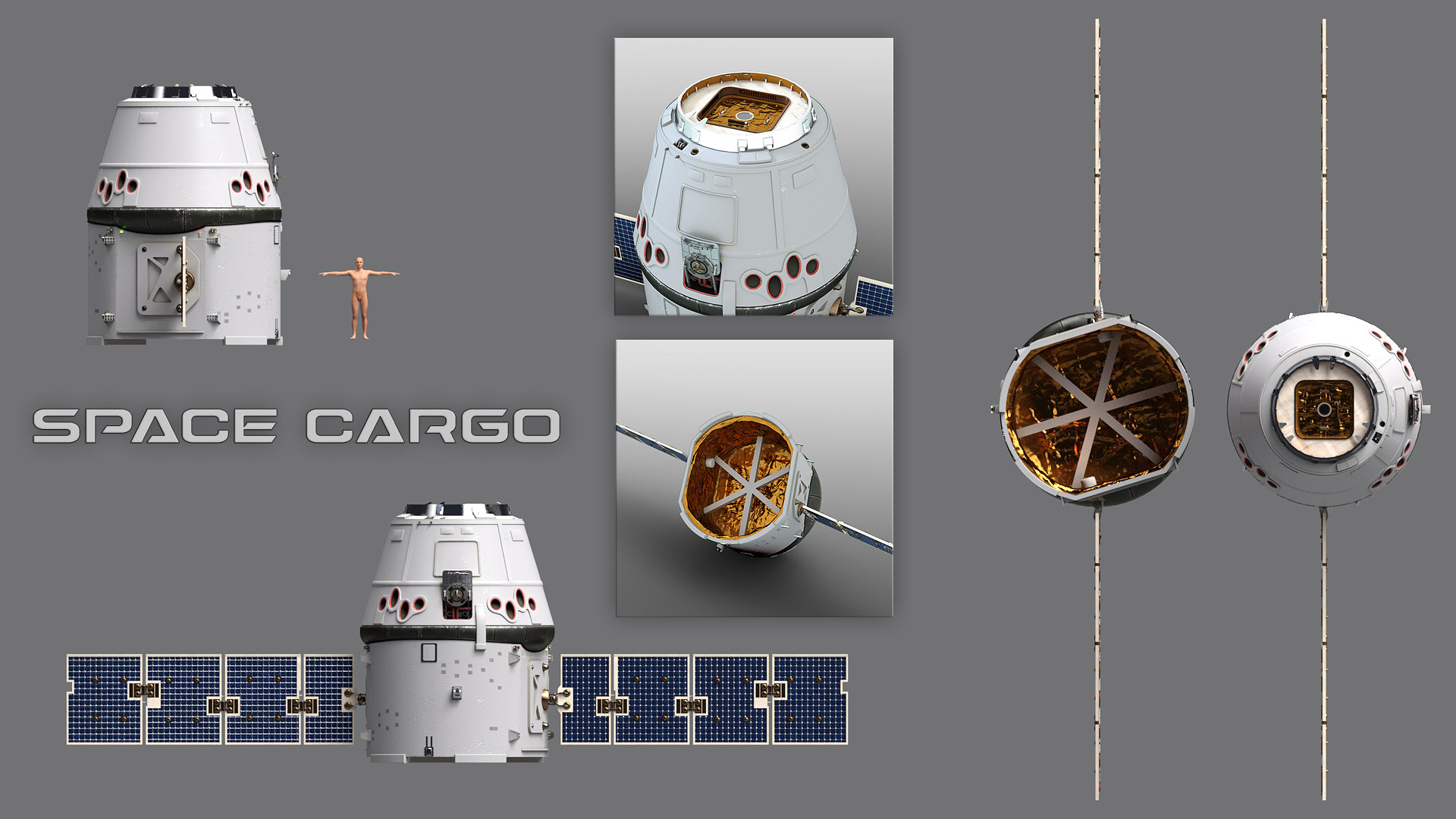 Space Satellite by: Mely3D, 3D Models by Daz 3D