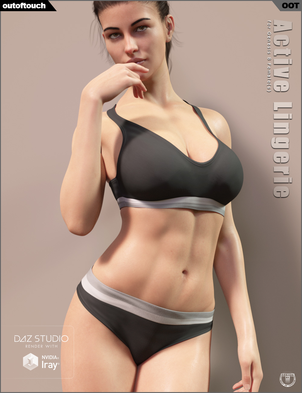 Active Lingerie for Genesis 8 Female(s) by: outoftouch, 3D Models by Daz 3D