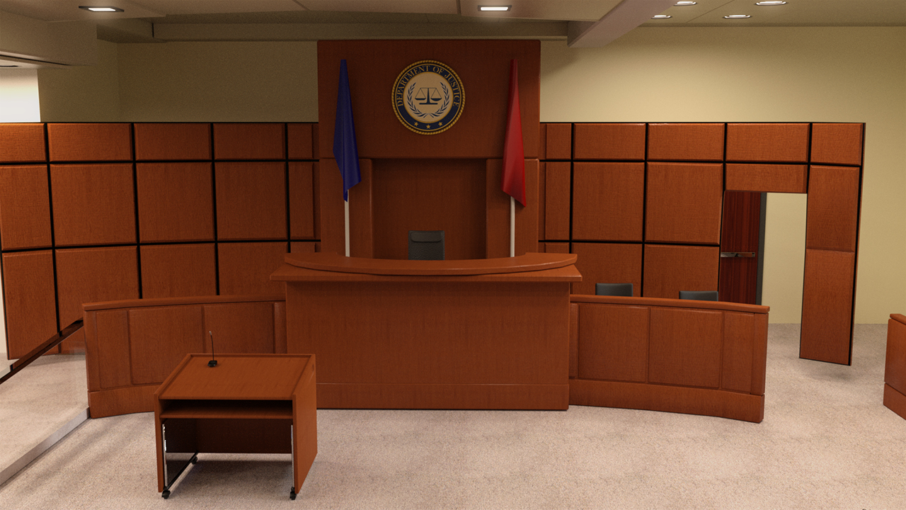 The Courtroom by: Tesla3dCorp, 3D Models by Daz 3D