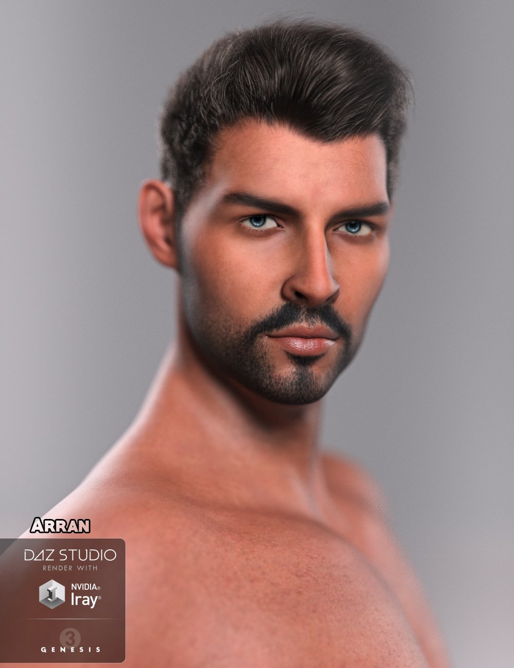 Arran for Genesis 3 Male by: JavierMicheal, 3D Models by Daz 3D