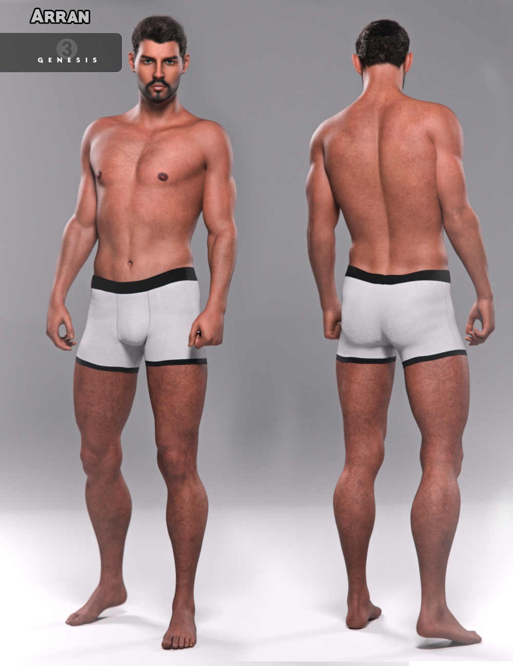 Arran for Genesis 3 Male by: JavierMicheal, 3D Models by Daz 3D