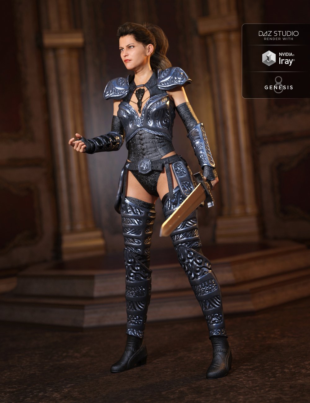 Throne Defender Armor Textures Throne Defender Armor Textures by: Mely3D, 3D Models by Daz 3D