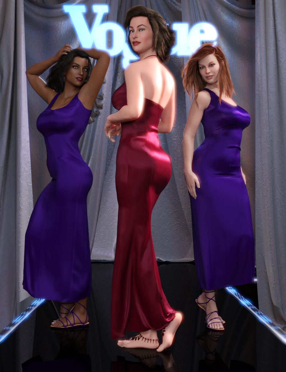 Vogue Poses for Genesis 8 Female & Victoria 8 by: Elliandra, 3D Models by Daz 3D