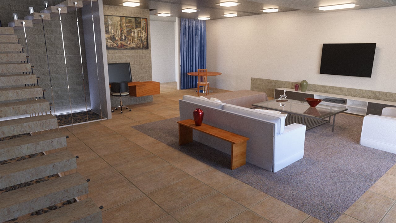 Luxury Living Luxury Living by: Tesla3dCorp, 3D Models by Daz 3D