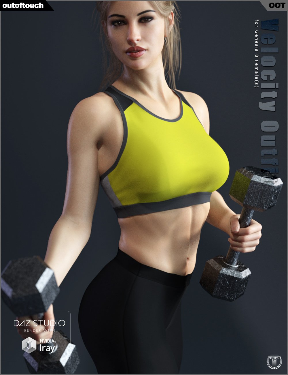 Velocity Outfit for Genesis 8 Female(s) by: outoftouch, 3D Models by Daz 3D