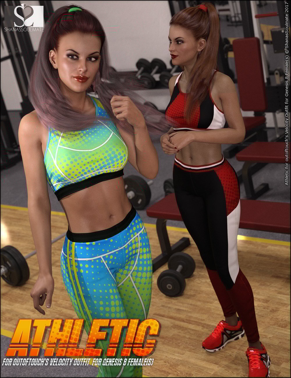 Velocity Outfit Athletic Textures Velocity Outfit Athletic Textures by: ShanasSoulmate, 3D Models by Daz 3D