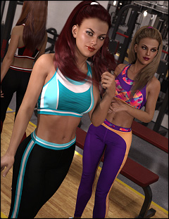 Velocity Outfit Athletic Textures by: ShanasSoulmate, 3D Models by Daz 3D