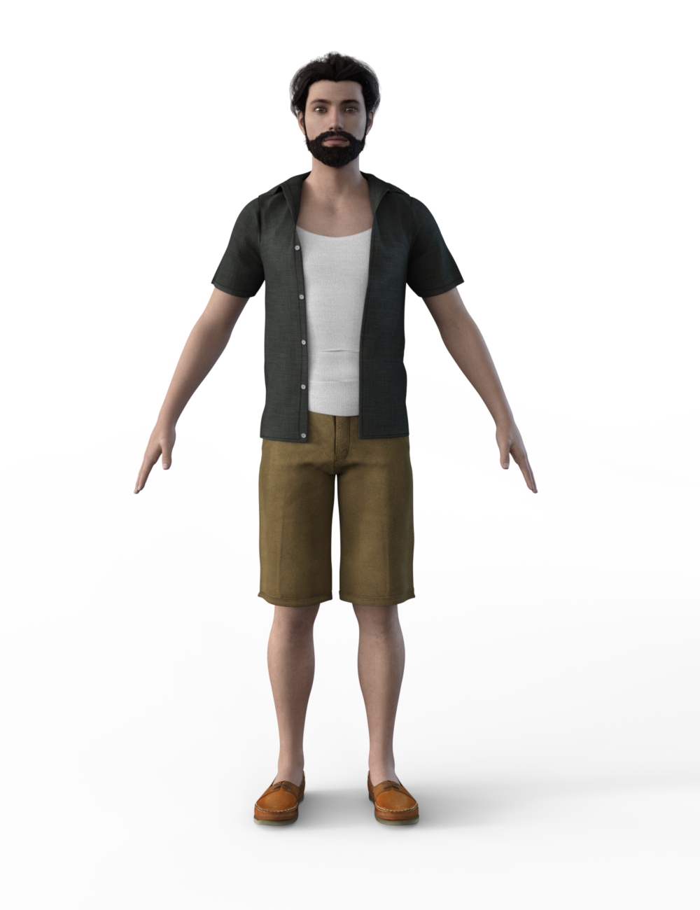 FBX- Base Male Casual Heat Outfit by: Paleo, 3D Models by Daz 3D