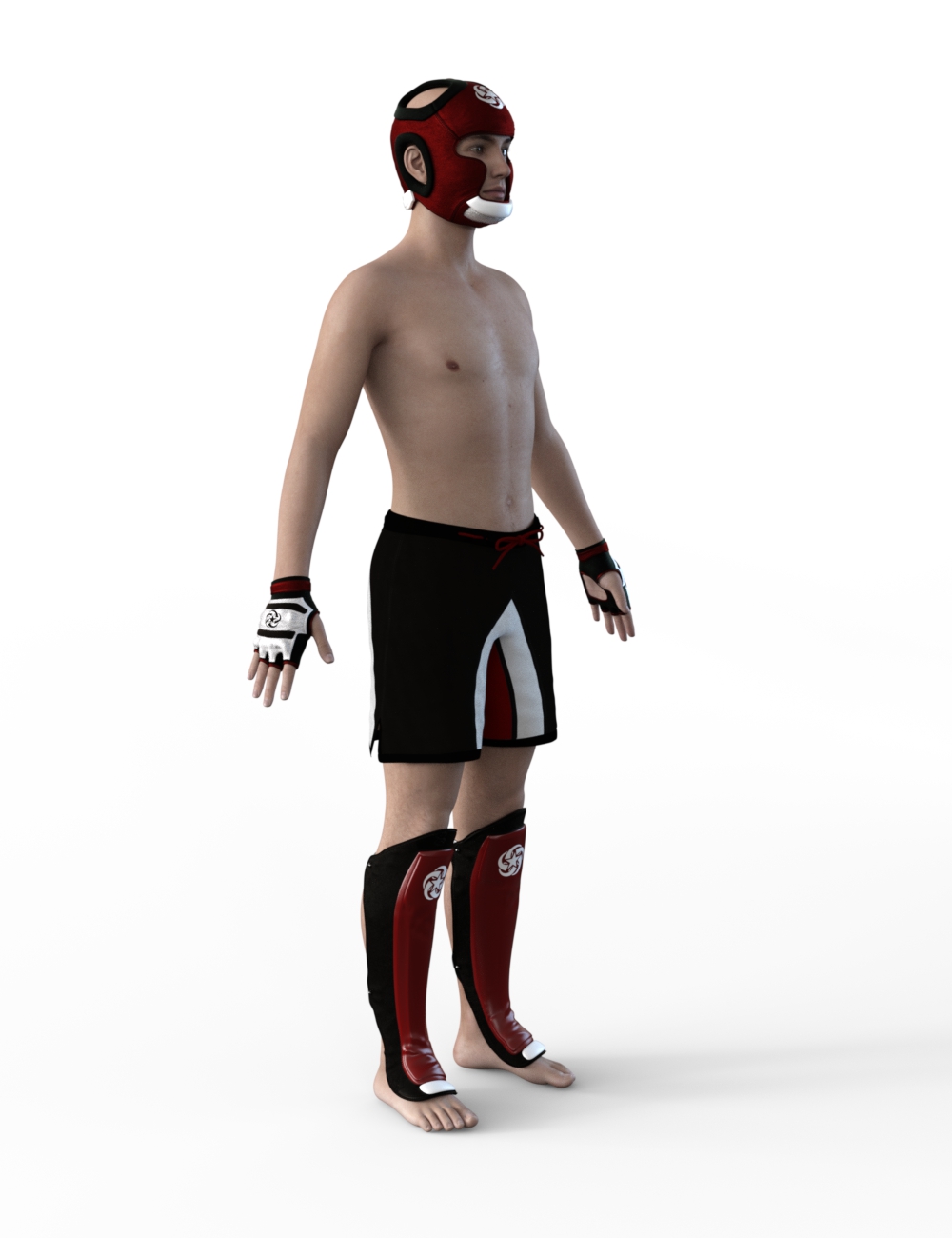 FBX- Base Male MMA Outfit by: Paleo, 3D Models by Daz 3D