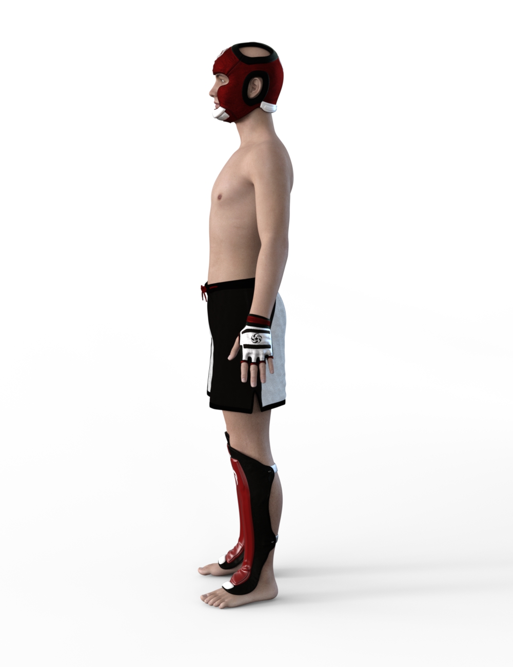 FBX- Base Male MMA Outfit by: Paleo, 3D Models by Daz 3D